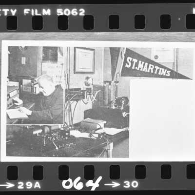 Father Sebastian Ruth's QSL Card