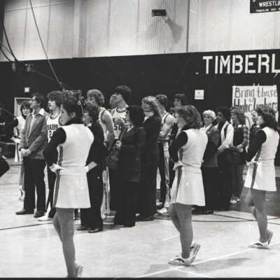 Blazers vs. Shelton Basketball, 1980: Frame 4a