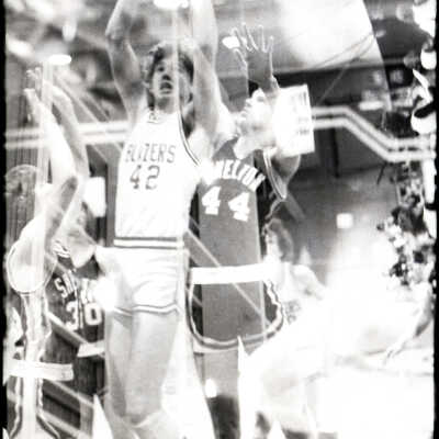 Blazers vs. Shelton Basketball, 1980: Frame 8a