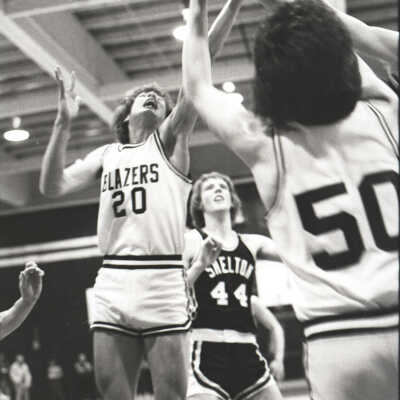 Blazers vs. Shelton Basketball, 1980: Frame 11a