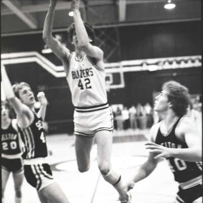Blazers vs. Shelton Basketball, 1980: Frame 16a
