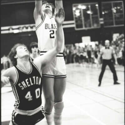 Blazers vs. Shelton Basketball, 1980: Frame 17a