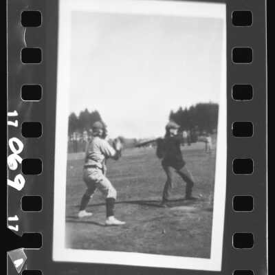 Saint Martin's baseball team playing ball, c. 1910s