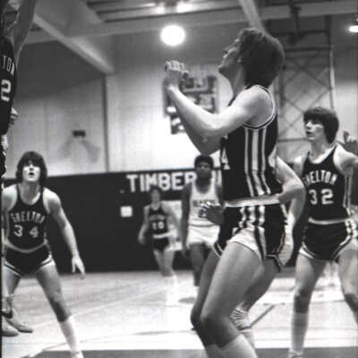 Blazers vs. Shelton Basketball, 1980: Frame 17b