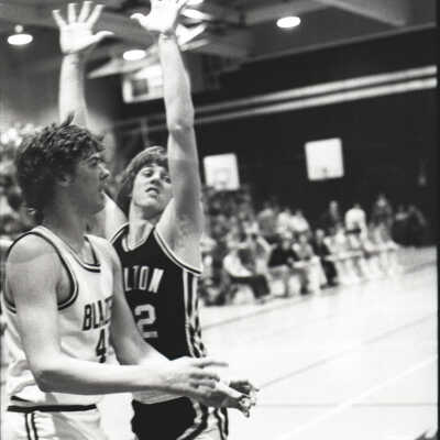 Blazers vs. Shelton Basketball, 1980: Frame 18a