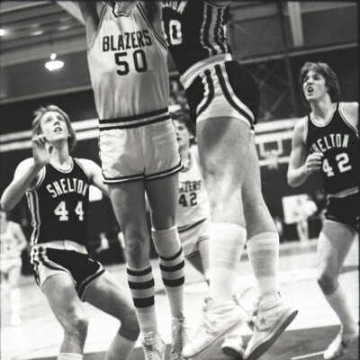 Blazers vs. Shelton Basketball, 1980: Frame 20a