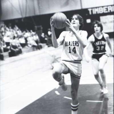 Blazers vs. Shelton Basketball, 1980: Frame 21b