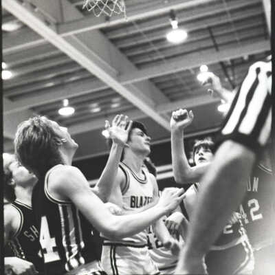Blazers vs. Shelton Basketball, 1980: Frame 23a