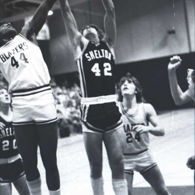 Blazers vs. Shelton Basketball, 1980: Frame 23b