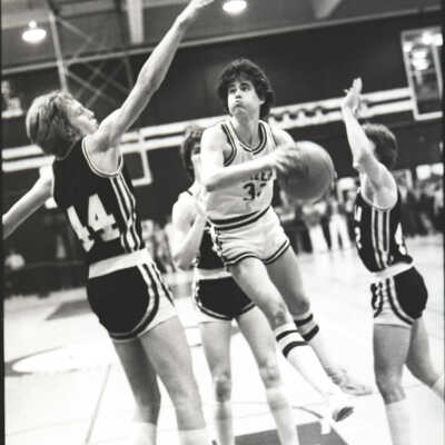Blazers vs. Shelton Basketball, 1980: Frame 24a