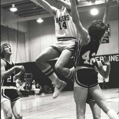 Blazers vs. Shelton Basketball, 1980: Frame 27b