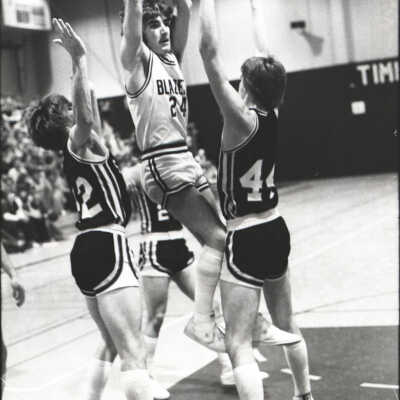 Blazers vs. Shelton Basketball, 1980: Frame 29b