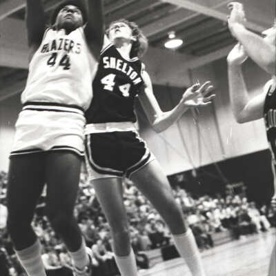 Blazers vs. Shelton Basketball, 1980: Frame 31b