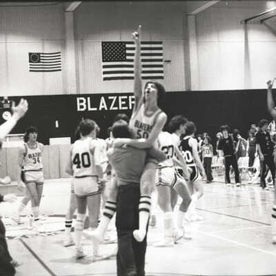 Blazers vs. Shelton Basketball, 1980: Frame 39b