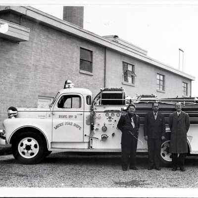People and Firetruck