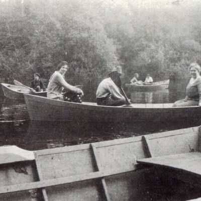 Boating on Lake St. Clair: Copyright: Orphan Work-Rights Holder Not Identifiable; Origformat: Print; Resolution: 1200 dpi