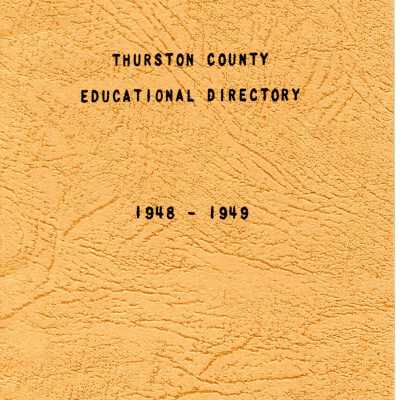 Thurston County Educational Directory 1948 - 1949