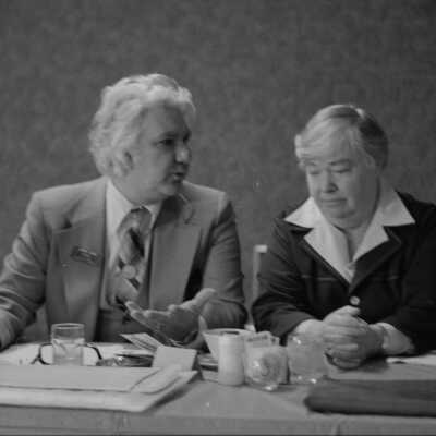 Governor Ray, Johnny Lewis and Karen Fraser, 1979