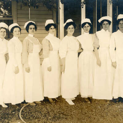 Nurses, probably St. Peter's School of Nursing, c. 1920s