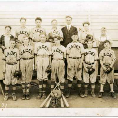 Lacey Baseball Team, 1930: Origformat: Photographic; Resolution: 721