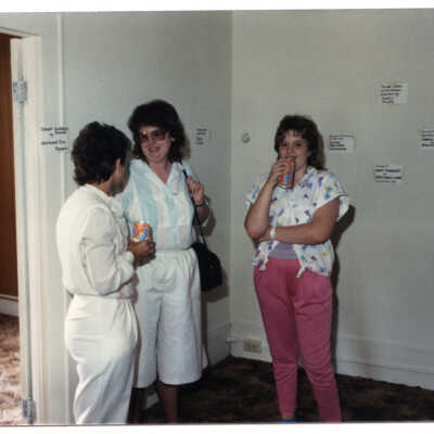 Conversation in Gallagher House, c. 1986
