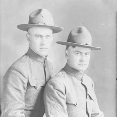 PETERSON, Roy & Dick [M-2]: WWI Veteran, Clinton County, MI