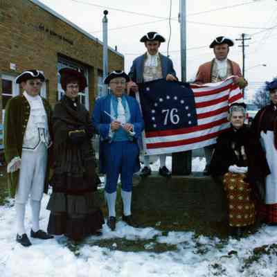 Bicentennial Flag Raising