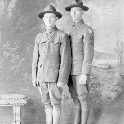GLADSTONE, Max & Raleigh [M-20]: WWI Veteran, Clinton County, MI
