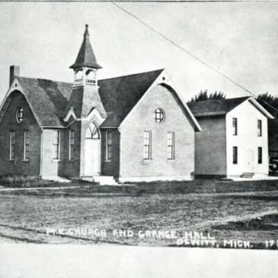 Methodist Church and Grange Hall, DeWitt
