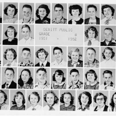 1951-2 DeWitt 8th grade