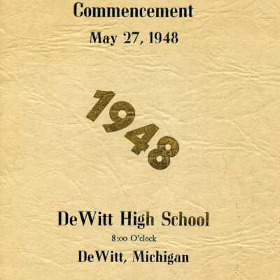 1948 Commencement Program