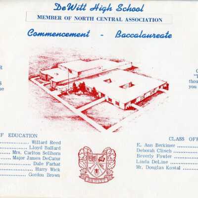 1971 Commencement-Baccalaureate Program