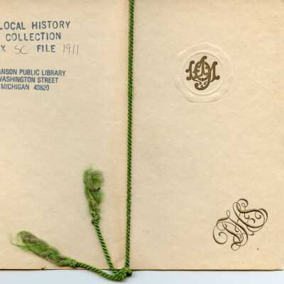 1911 Commencement Program