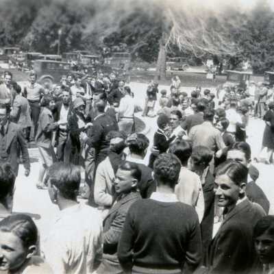 Senior Day Dance in Front of Union
