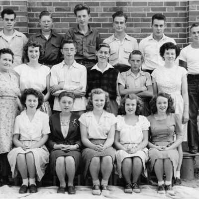 DeWitt School - Miss DeBoer 11th grade c1947