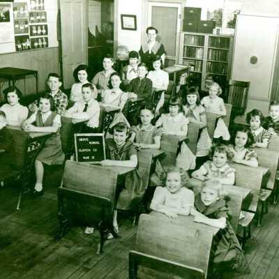 Grove School, Victor Township