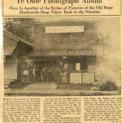 Bopp Blacksmith Shop - Old Town Lansing