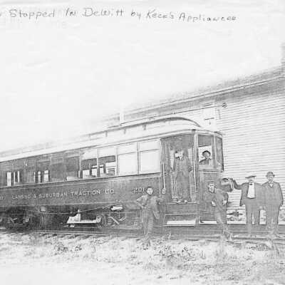 Interurban Train at DeWitt