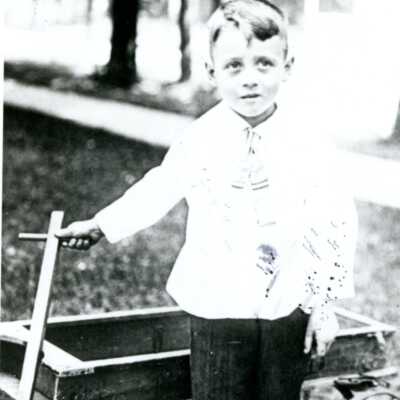 Boy with Wagon