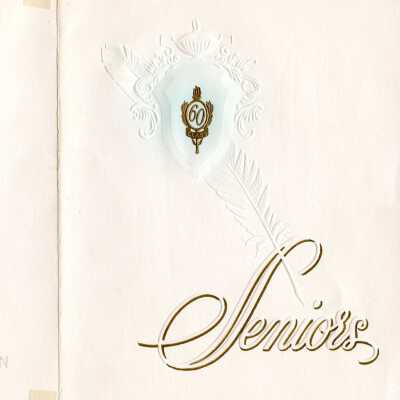 1960 Graduation Invitation