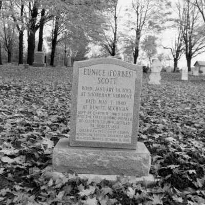 DeWitt Cemetery - Eunice Scott