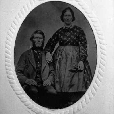 Hiram and Lucy Tucker (missing - scan from negative)