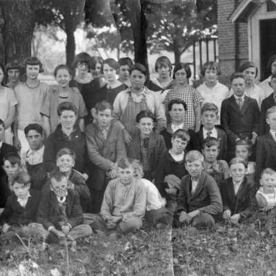 1924 Panorama View of Entire School