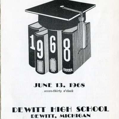 1968 Commencement Program