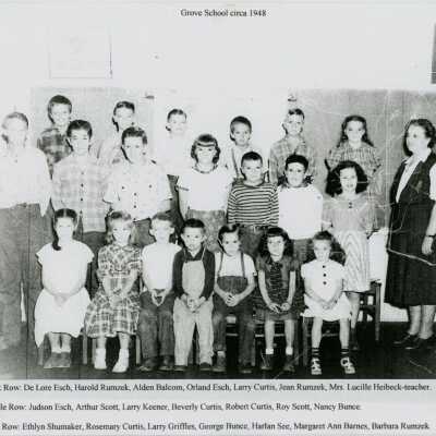 Grove School, Victor Township