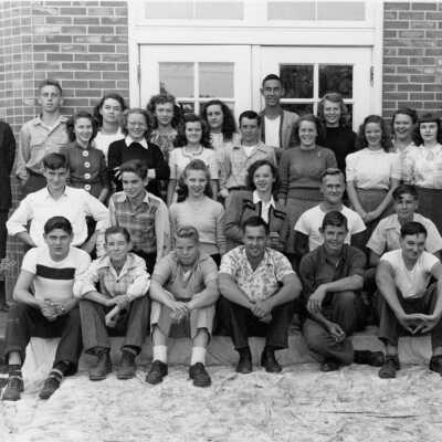 DeWitt School - Carl Peterson class c1947
