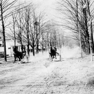 Horse Race on West Main Street
