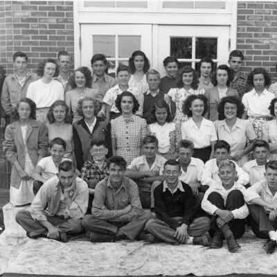 DeWitt School - Clarence Fuerstenau 9th grade c1947