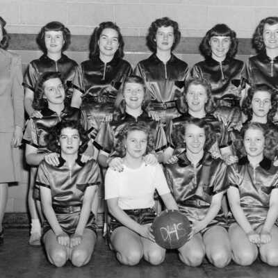 Girls Basketball Team c1947