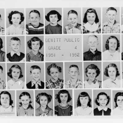 1951-2 DeWitt 4th grade